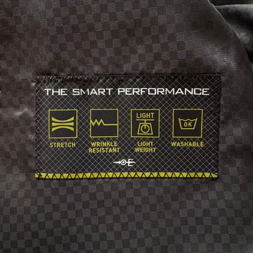 ★3ピース★ ORIHICA セット アップスーツ バーズアイ ストレッチ