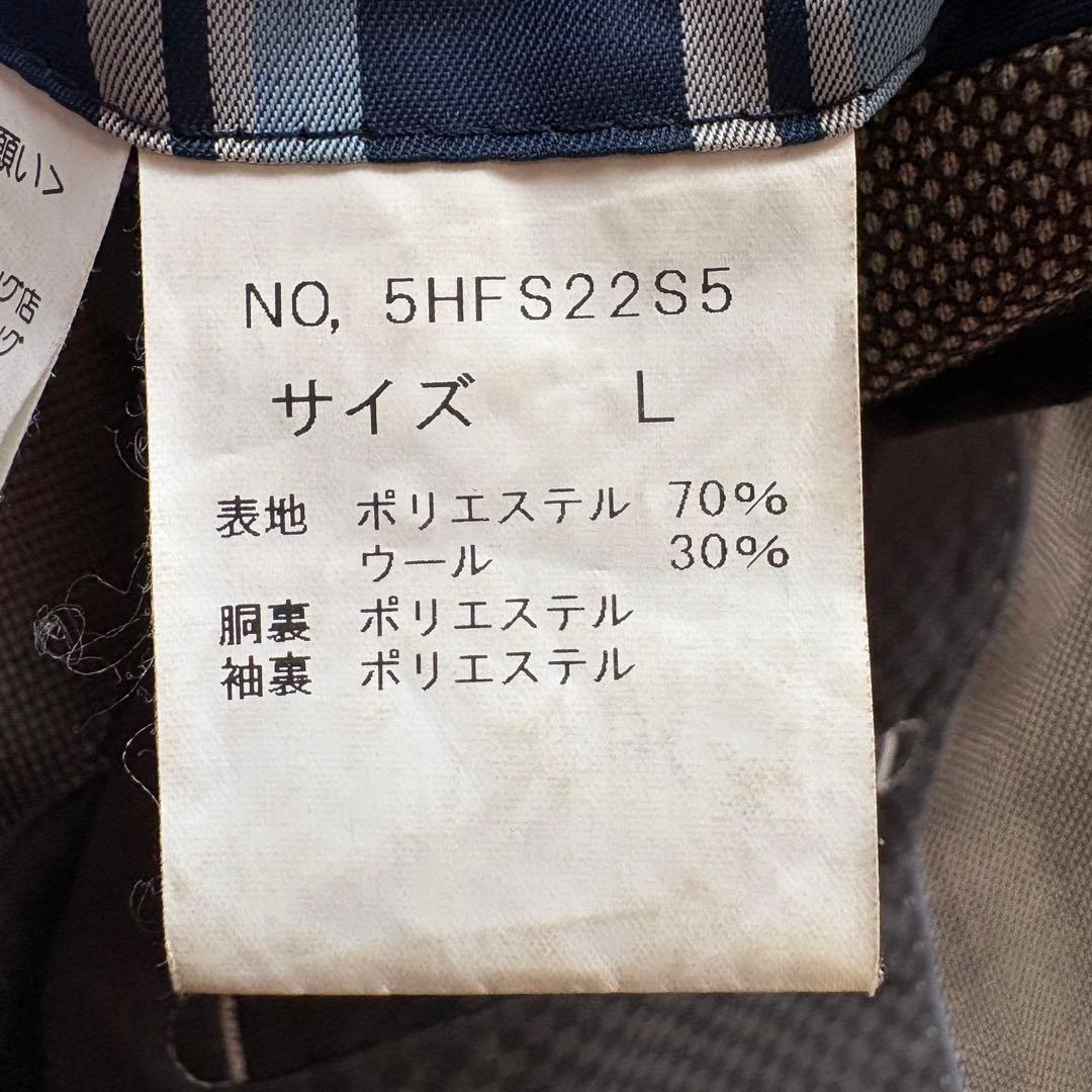 ★3ピース★ ORIHICA セット アップスーツ バーズアイ ストレッチ