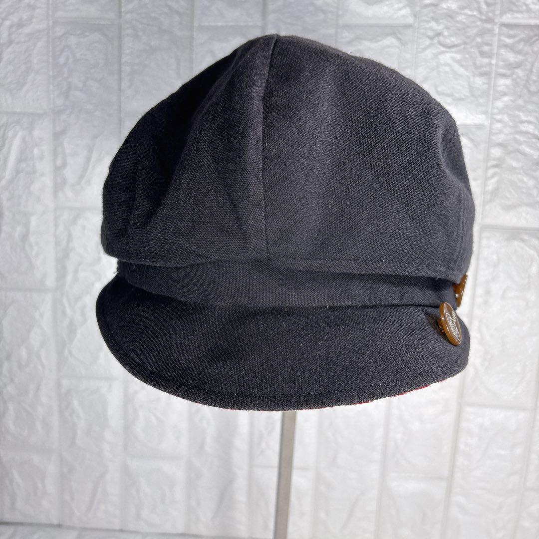 ヴィヴィアンウエストウッド リバーシブル キャスケット帽子 オーブボタン