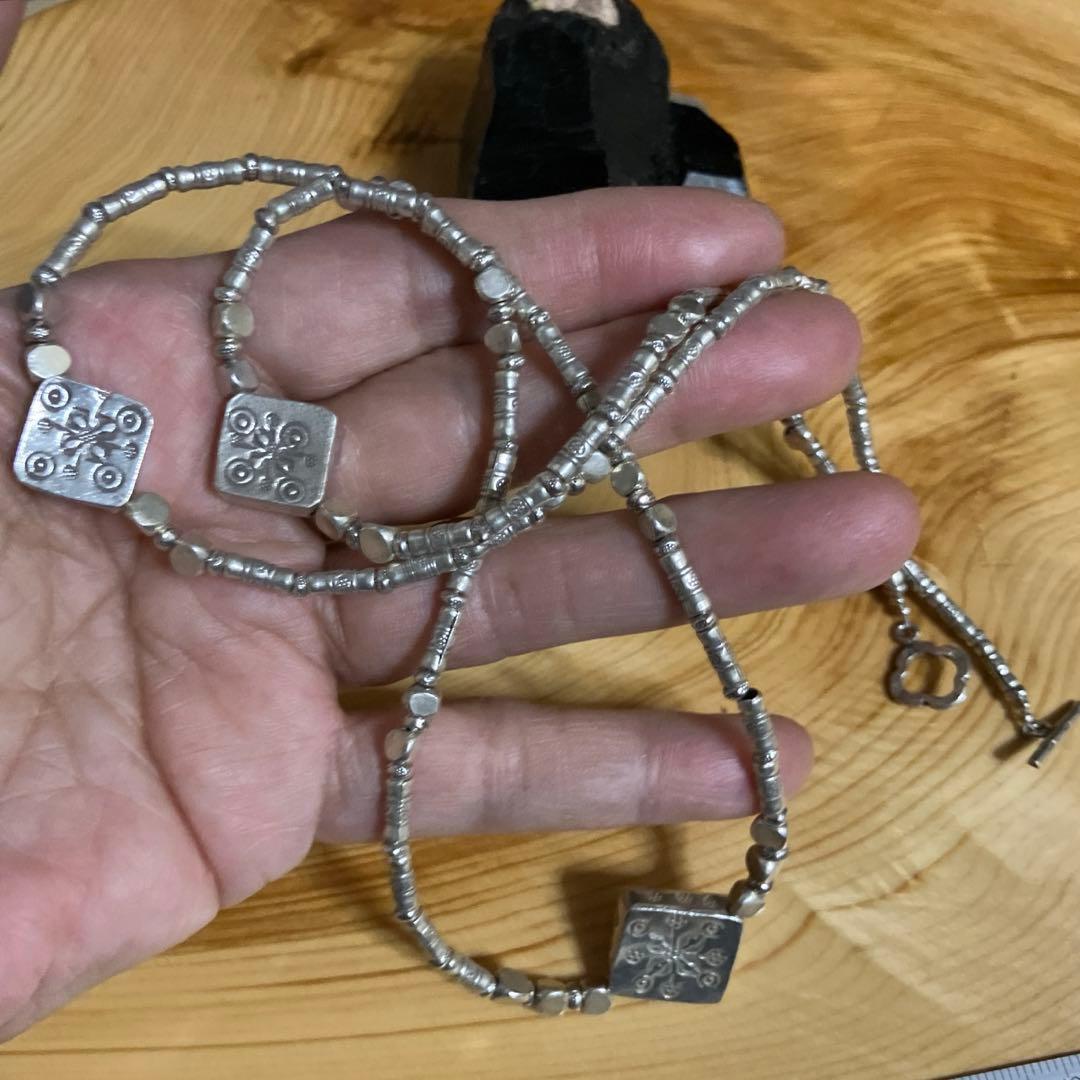 御専用　カレンシルバー　ロングネックレス　パドゥア＆ファイ