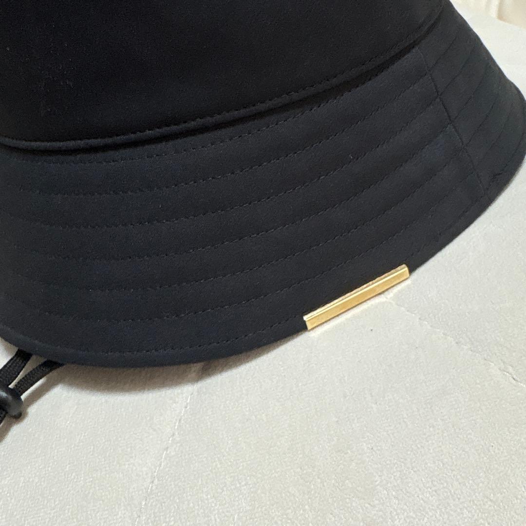 しーちゃん　バケハ　遮光　ブラック バケットハット　しいちゃん　黒