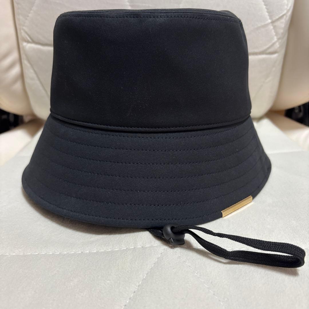 しーちゃん　バケハ　遮光　ブラック バケットハット　しいちゃん　黒