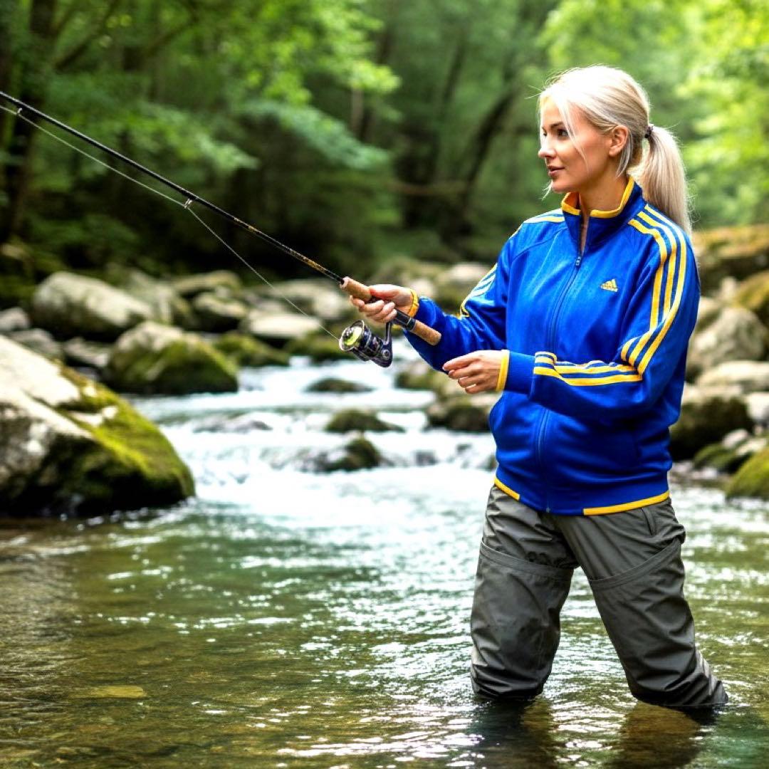 【希少色】00s adidas トラックジャケット カラー 青×黄 M