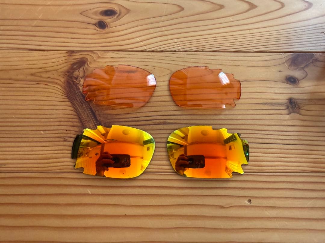 オークリー　レーシングジャケット正規品 装着レンズ社外