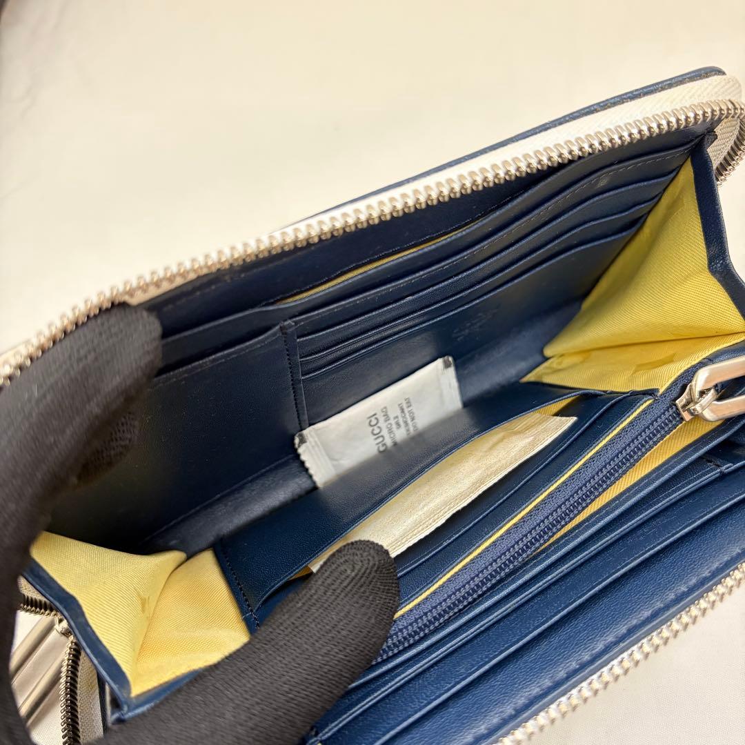 【0115M19】MCM 長財布 ホワイト ロゴデザイン 花柄 レザー