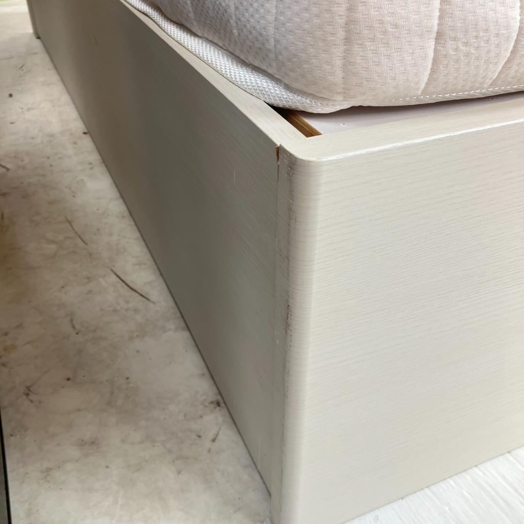 【福岡市限定】ニトリ NITORI 収納付き セミダブルベッド 配送組立無料♬