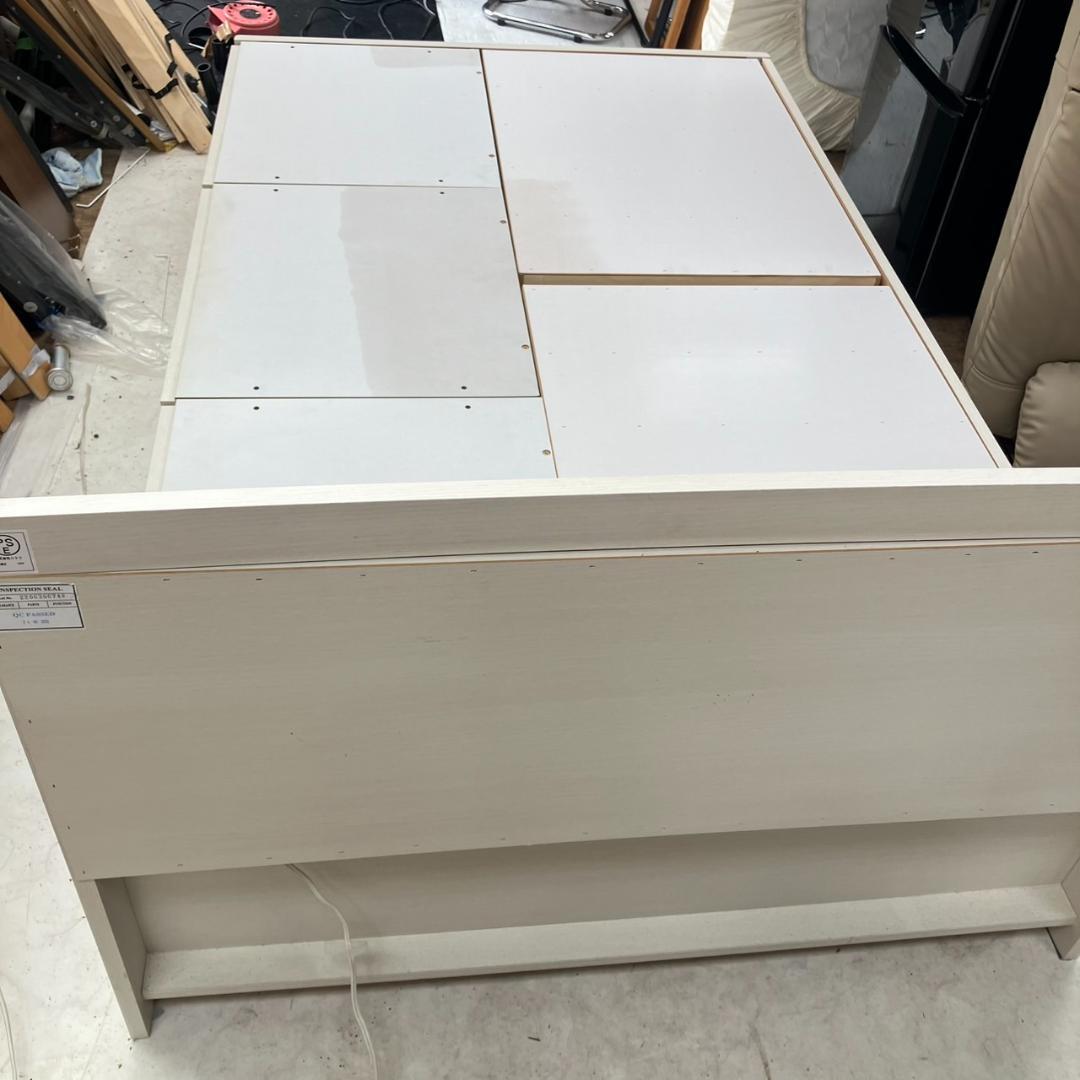 【福岡市限定】ニトリ NITORI 収納付き セミダブルベッド 配送組立無料♬