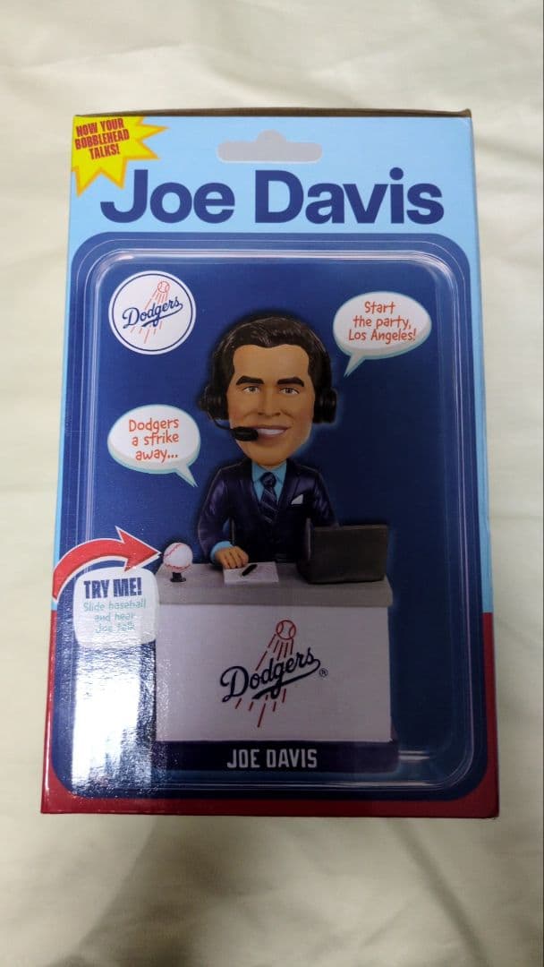 【早い者勝ち】ドジャース Joe Davisボブルヘッド 9月19日配布品