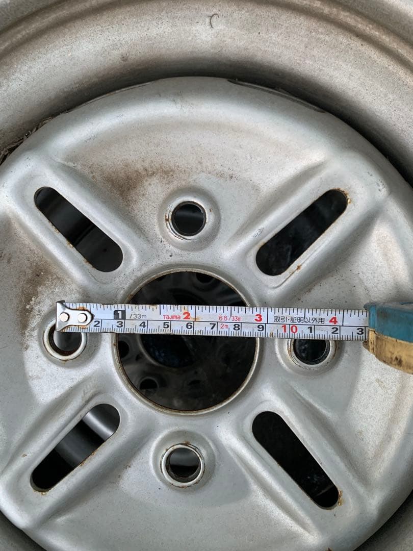 カートホイール 深リム 鉄チン