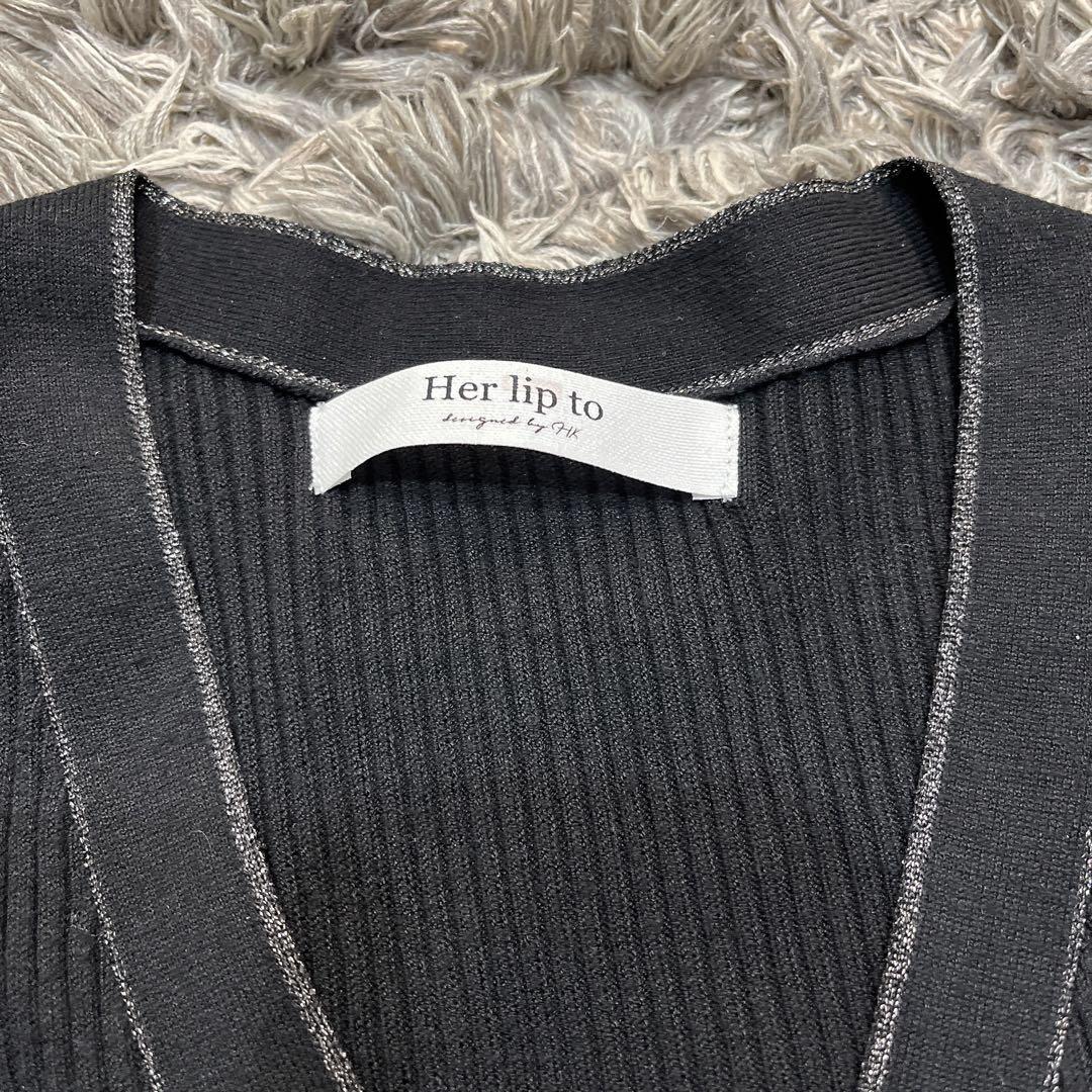 ワンピース herlipto Suite Room Knit Long Dress M