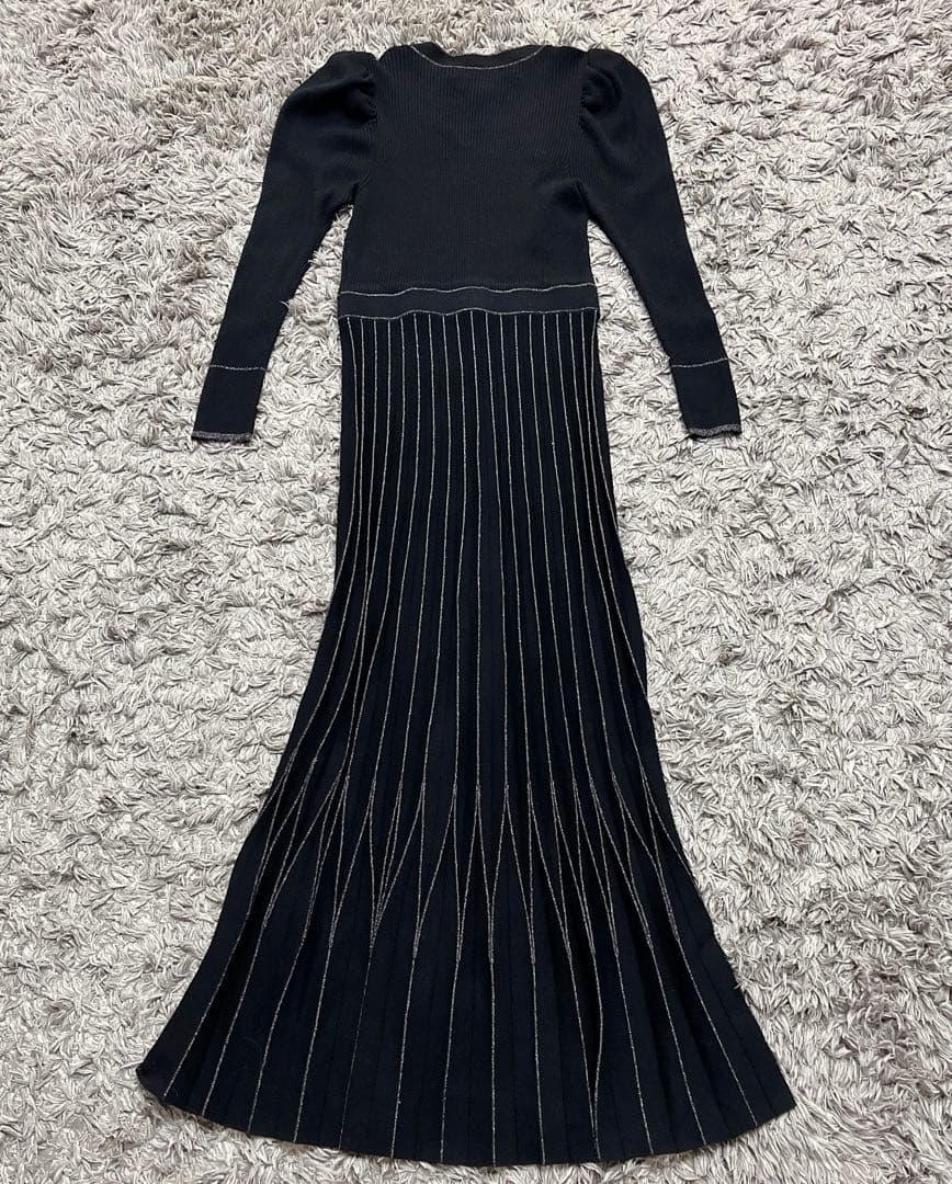 ワンピース herlipto Suite Room Knit Long Dress M