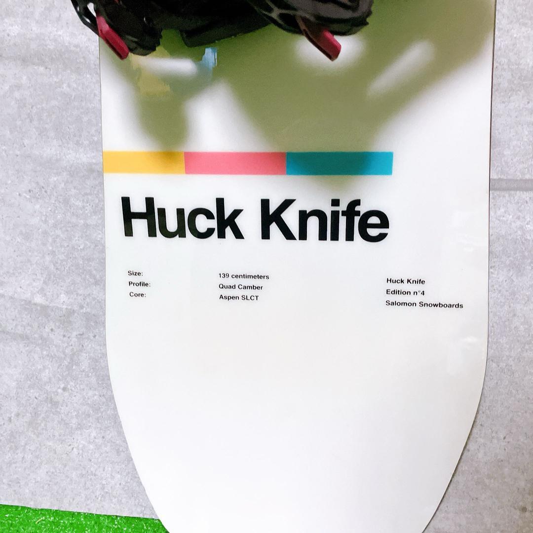 salomon Huck Knife 139 スノーボード ビンディング付き