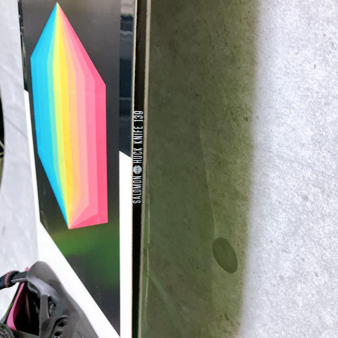 salomon Huck Knife 139 スノーボード ビンディング付き