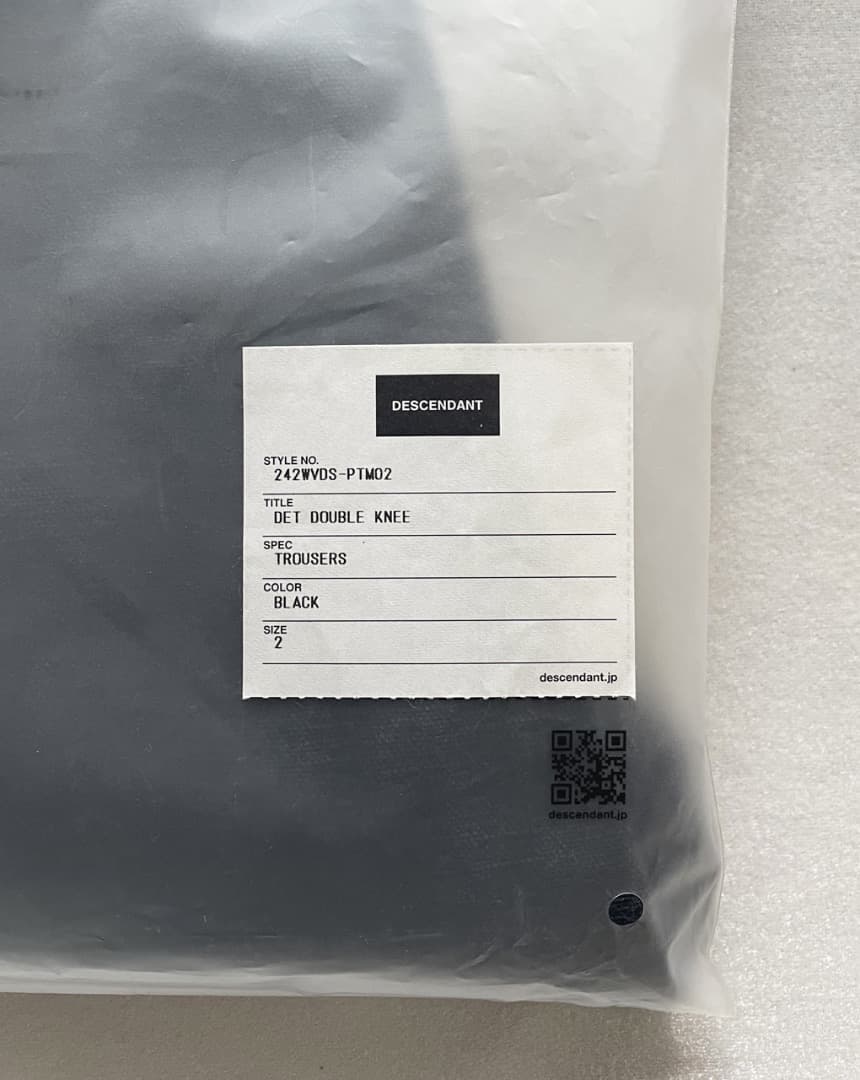 DESCENDANT DET DOUBLE KNEE TROUSERS サイズ2