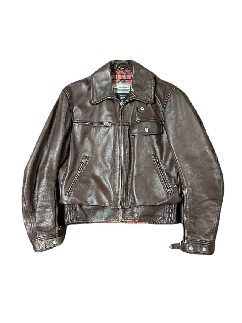 激レア CANYON ナッパレザー レーシングセットアップ 48 美品