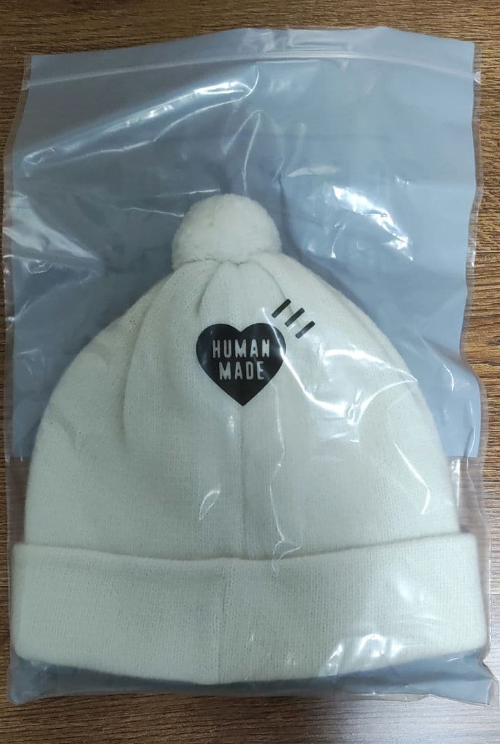 HUMAN MADE POP BEANIE ホワイト ビーニー ニット帽
