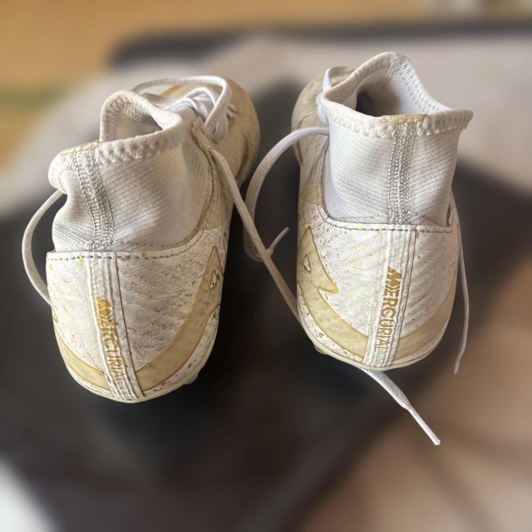 Nike Mercurial サッカーシューズ ホワイト/ゴールド