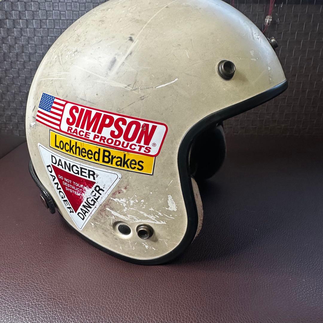 SHOEI MASH-X マットアイボリー ビンテージ Ꮇサイズ