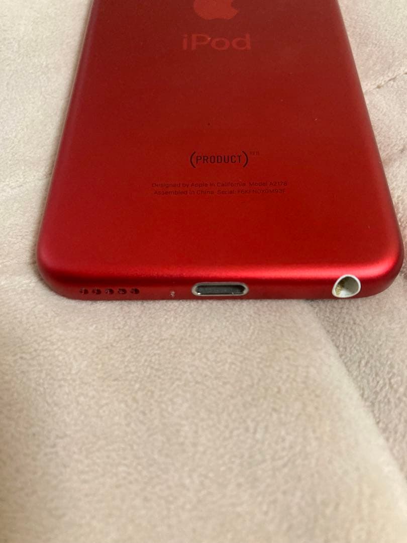 【美品】Apple iPod touch (第7世代) レッド 32GB