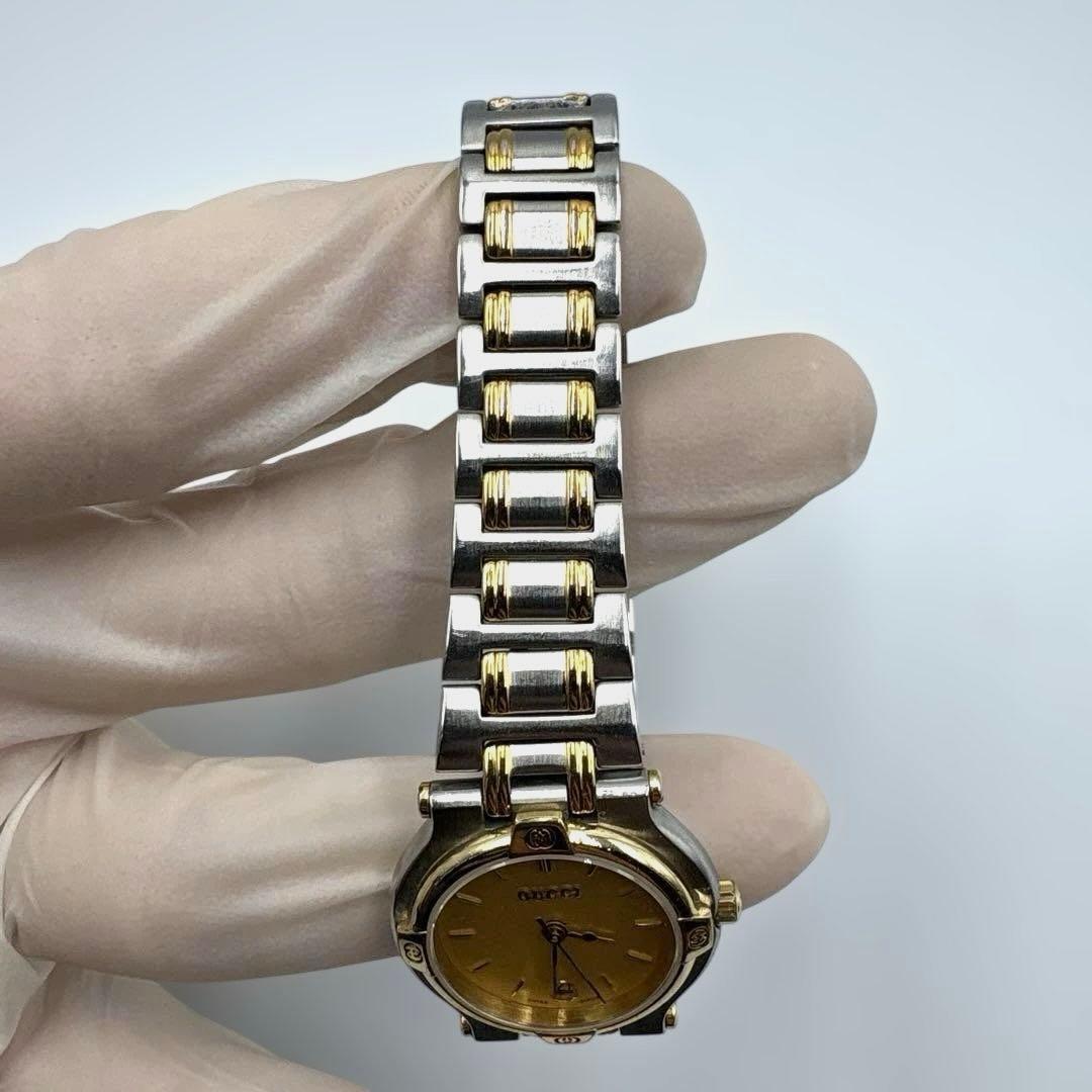 【超美品】グッチ　9000L 新品電池　腕時計　レディース