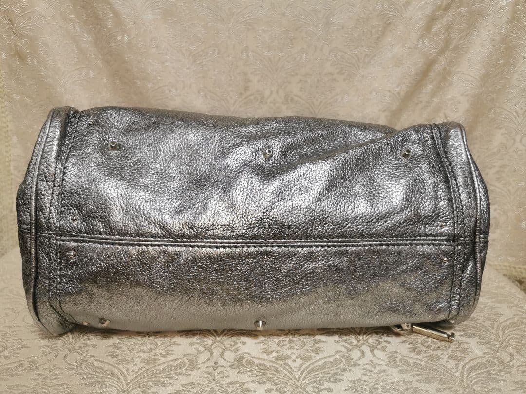 Chloe クロエ　パディントン　レザー　メタリック　　ショルダー　ハンドバッグ