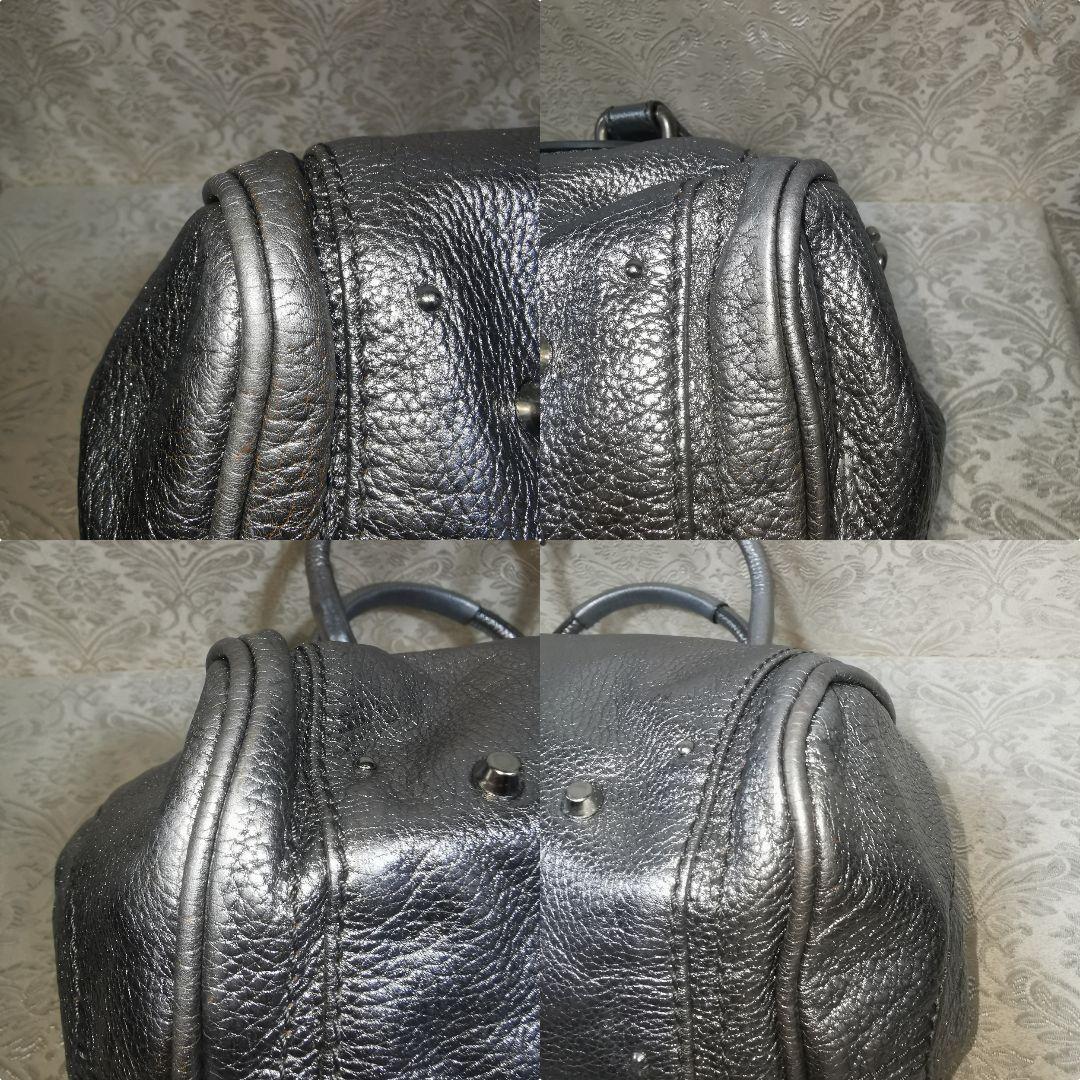 Chloe クロエ　パディントン　レザー　メタリック　　ショルダー　ハンドバッグ