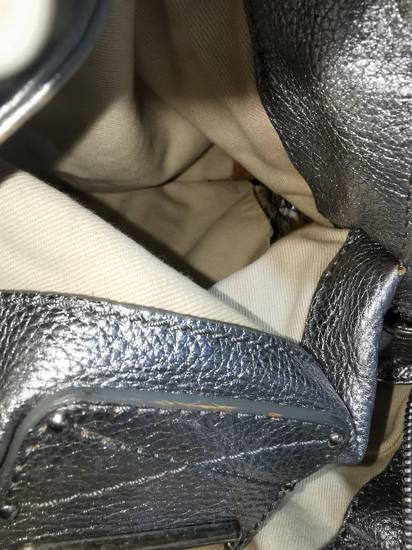 Chloe クロエ　パディントン　レザー　メタリック　　ショルダー　ハンドバッグ