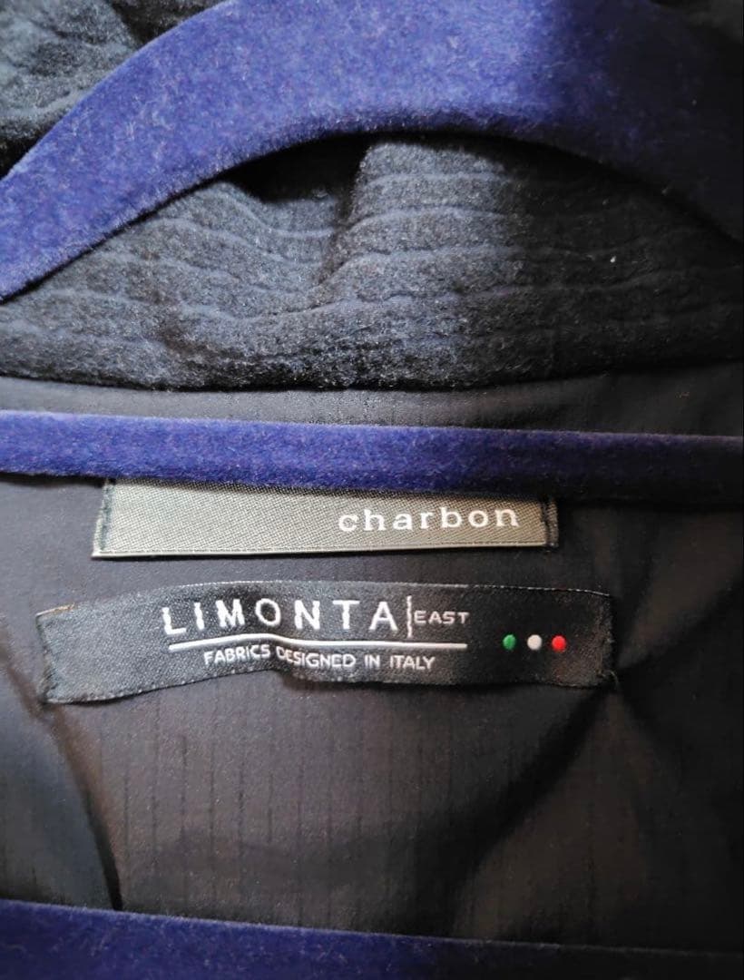 その他 charbon LIMONTA CHAMBRAY NYLON PUFF VEST