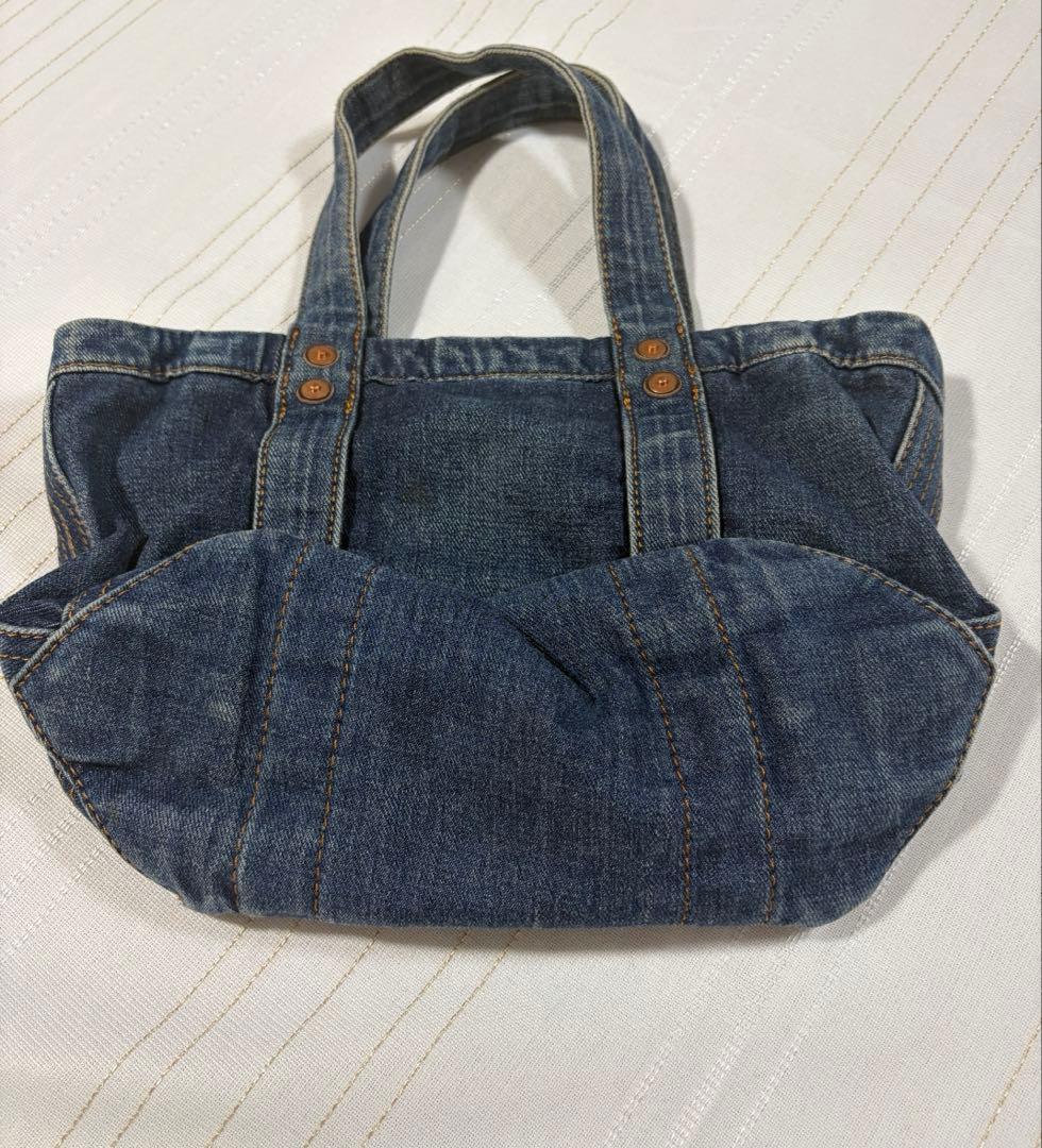 ポロラルフローレン　ミニトートバック　デニム生地