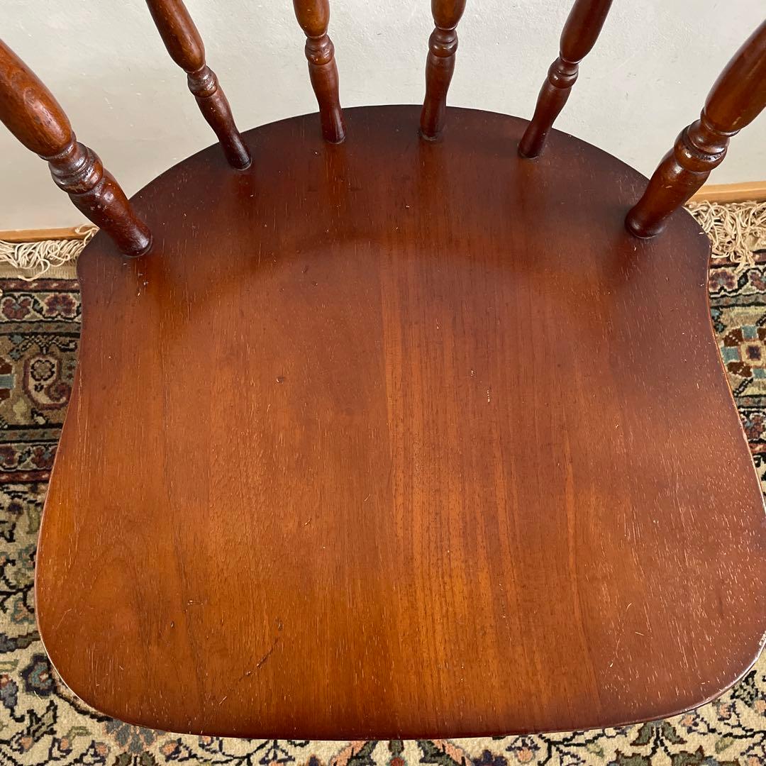 ③ミキモク　ウィンザーチェア　ダイニングチェア　レトロ　アンティーク