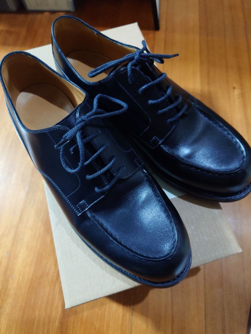 美品　J.M. WESTON DERBY GOLF ブラック 7 D