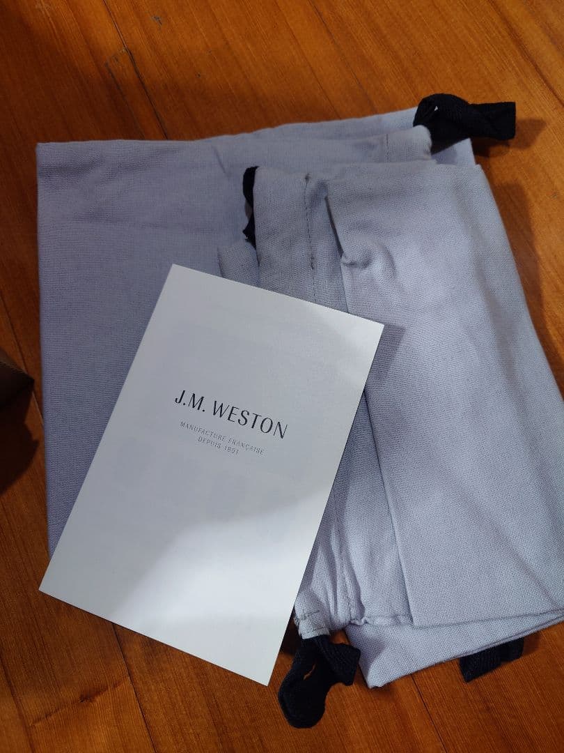 美品　J.M. WESTON DERBY GOLF ブラック 7 D