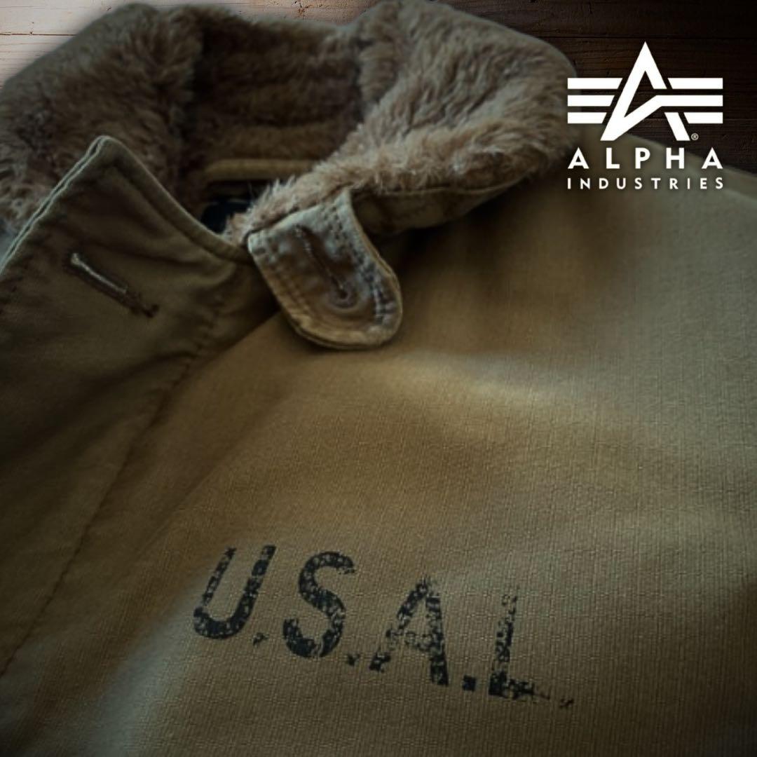 『超希少◎』ALPHA INDUSTRIES SEAL TEAMデッキジャケット