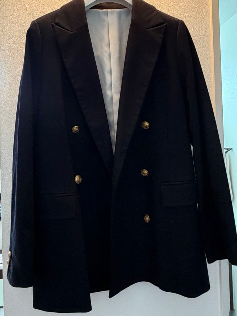 ⭐︎MilaOwen⭐︎ミラオーウェン　テーラード　金釦ダブルブレザージャケット　紺