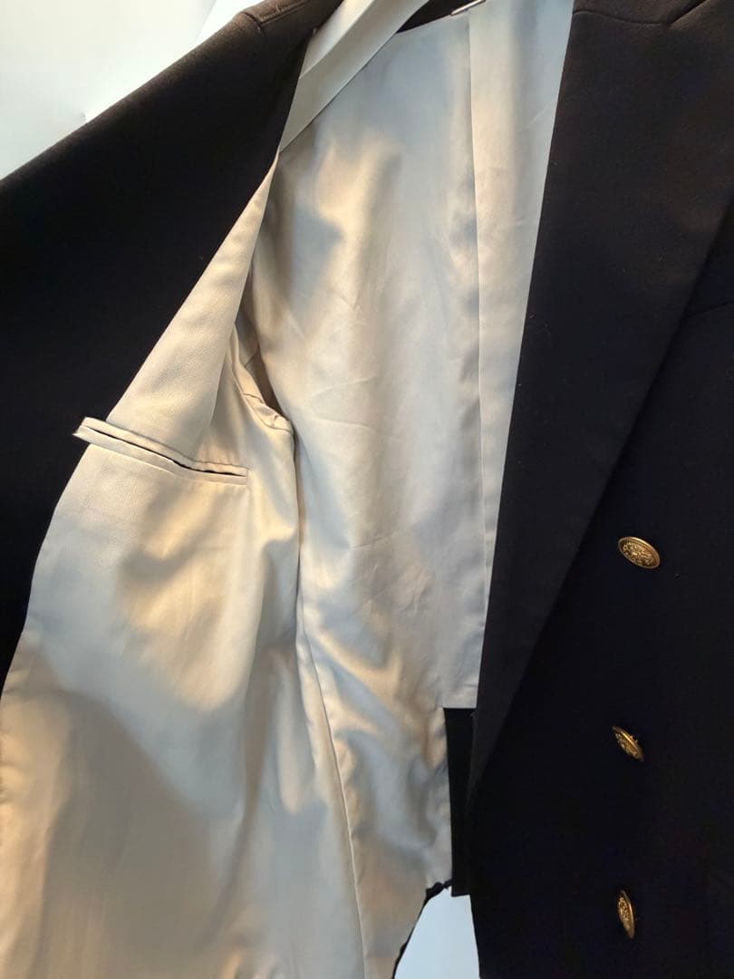 ⭐︎MilaOwen⭐︎ミラオーウェン　テーラード　金釦ダブルブレザージャケット　紺