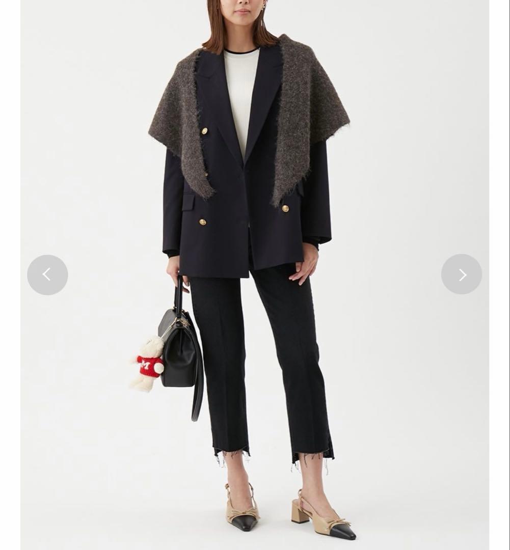 ⭐︎MilaOwen⭐︎ミラオーウェン　テーラード　金釦ダブルブレザージャケット　紺