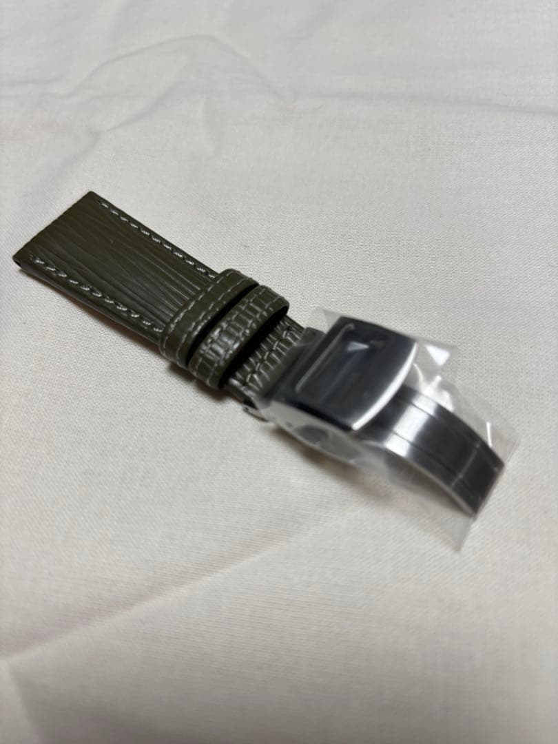 新品　グランドセイコー　純製ストラップバックル付き　オリーブグリーン　22mm