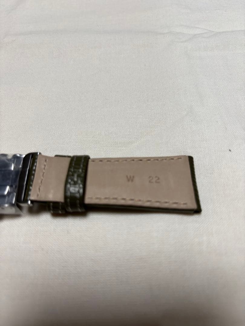 新品　グランドセイコー　純製ストラップバックル付き　オリーブグリーン　22mm