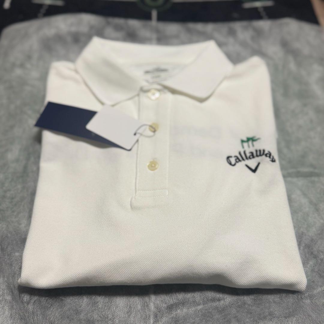 Callaway CLUBHAUS Polo White コラボ L