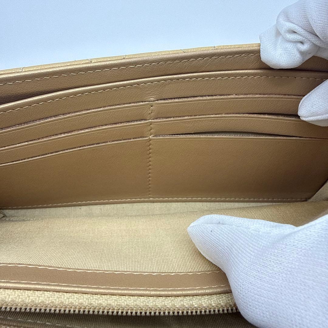 CHANEL シャネル カラーストーン 長財布 ゴールド