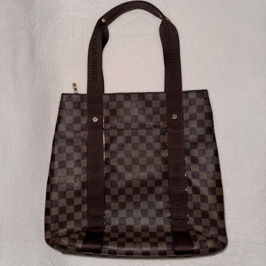中古美品ルイヴィトンダミエカバボブールトートバッグ男女兼用
