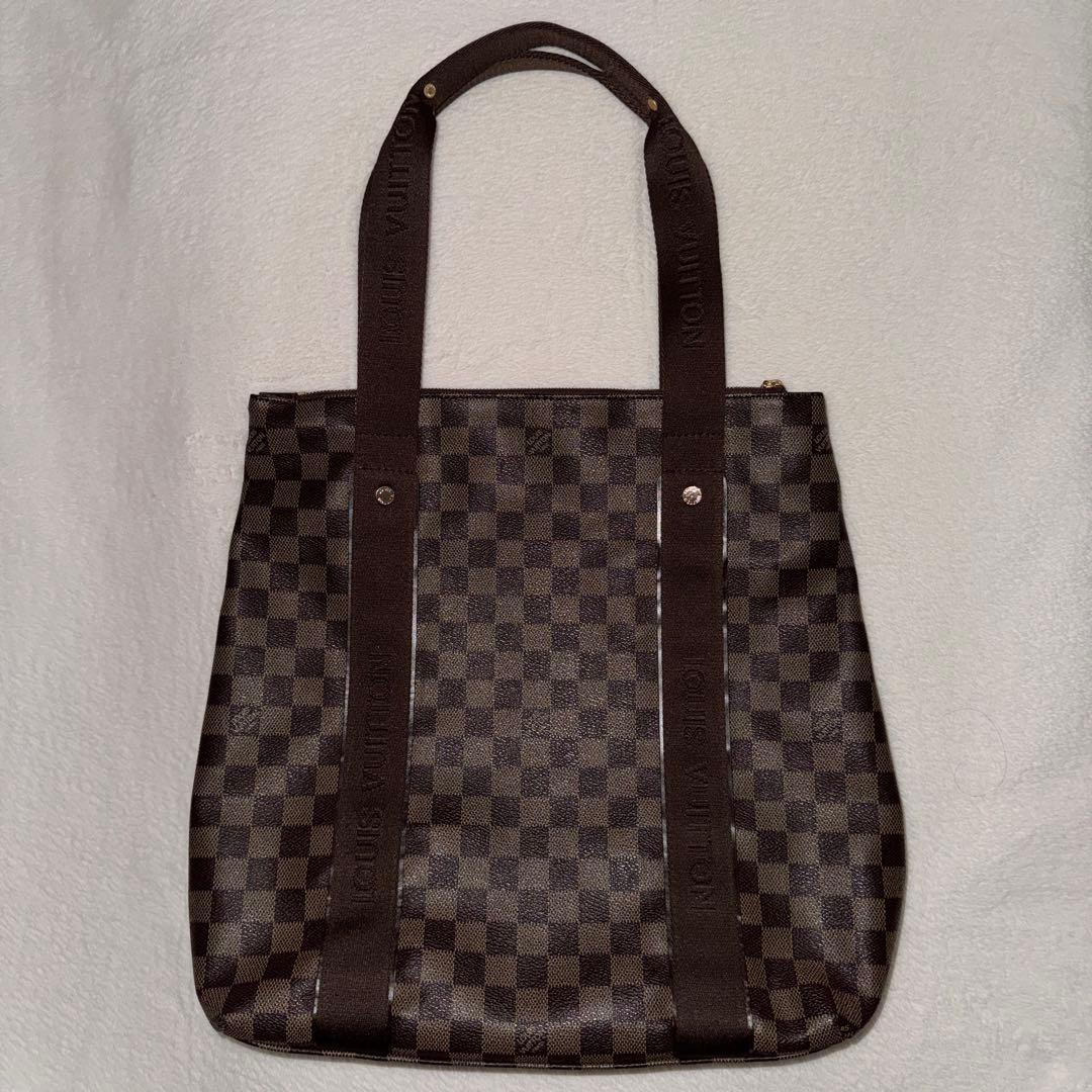 中古美品ルイヴィトンダミエカバボブールトートバッグ男女兼用