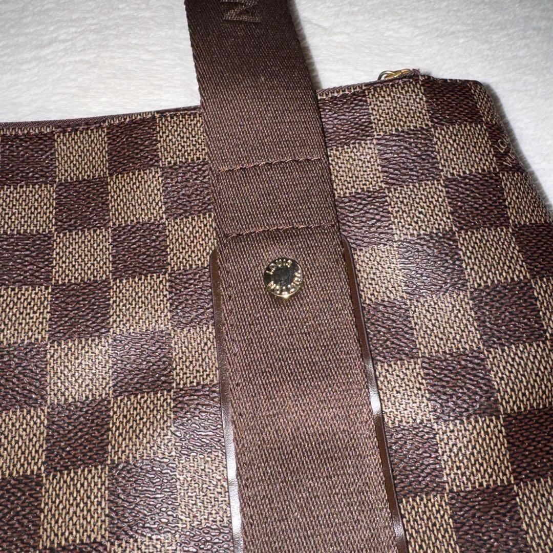 中古美品ルイヴィトンダミエカバボブールトートバッグ男女兼用