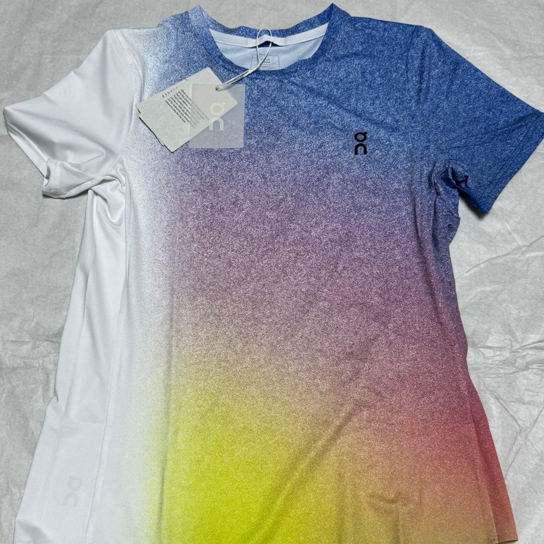 On Court-T テニスウェア ホワイト インディゴ Sサイズ