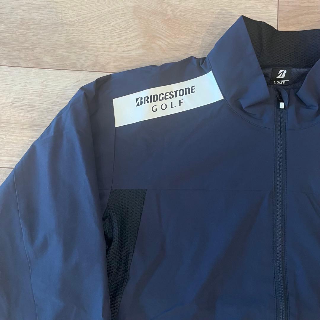 BRIDGESTONE GOLF ネイビー ブルゾン Lサイズ ゴルフウェア