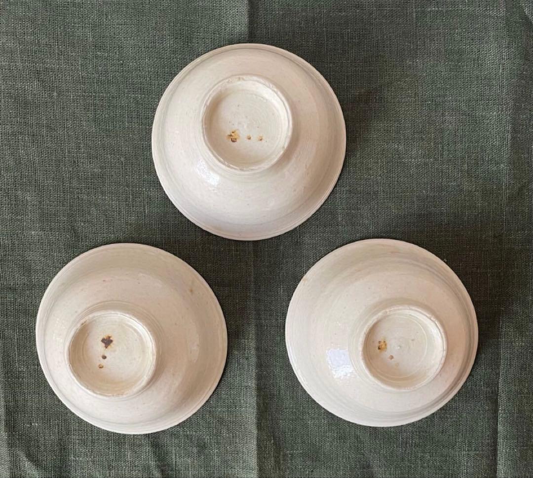 市川孝　飯碗　レンゲセット