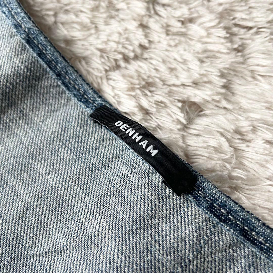 デンハム 美品 DENHAM BEND JUMPSUIT サロペット M ブルー