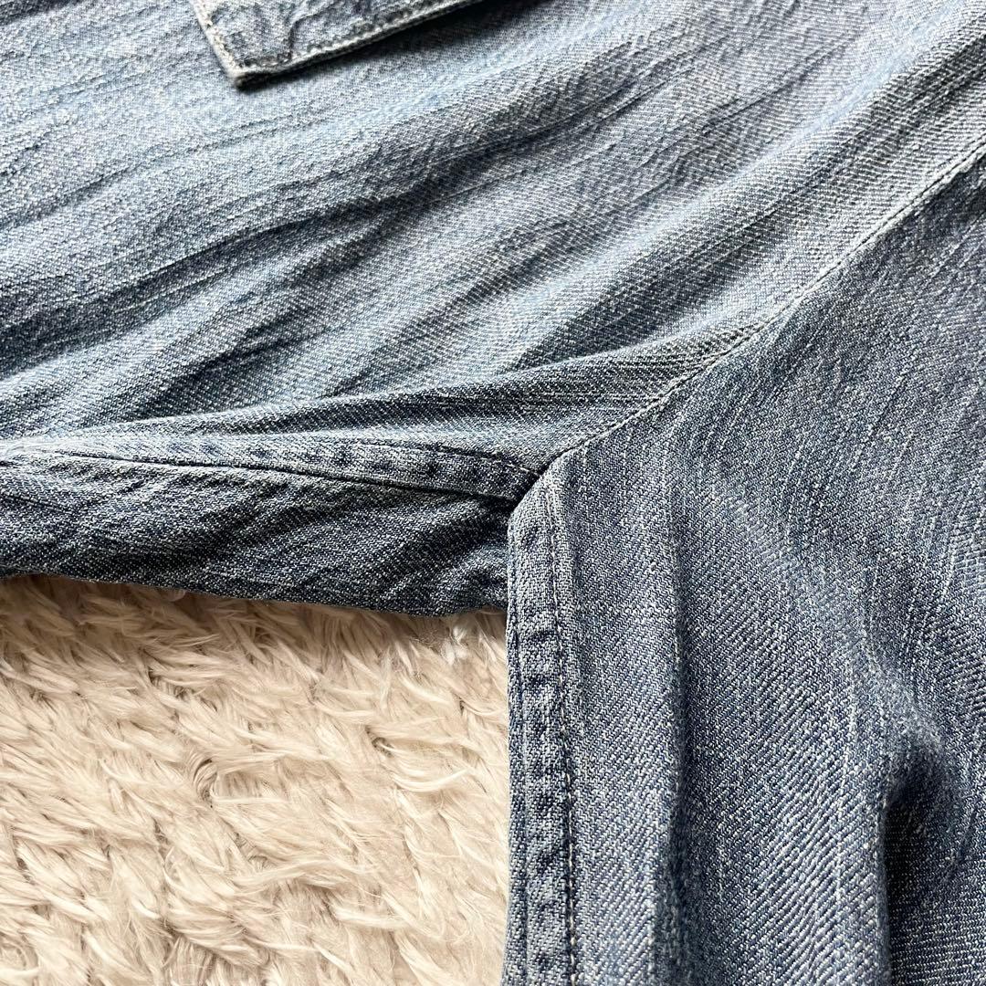 デンハム 美品 DENHAM BEND JUMPSUIT サロペット M ブルー