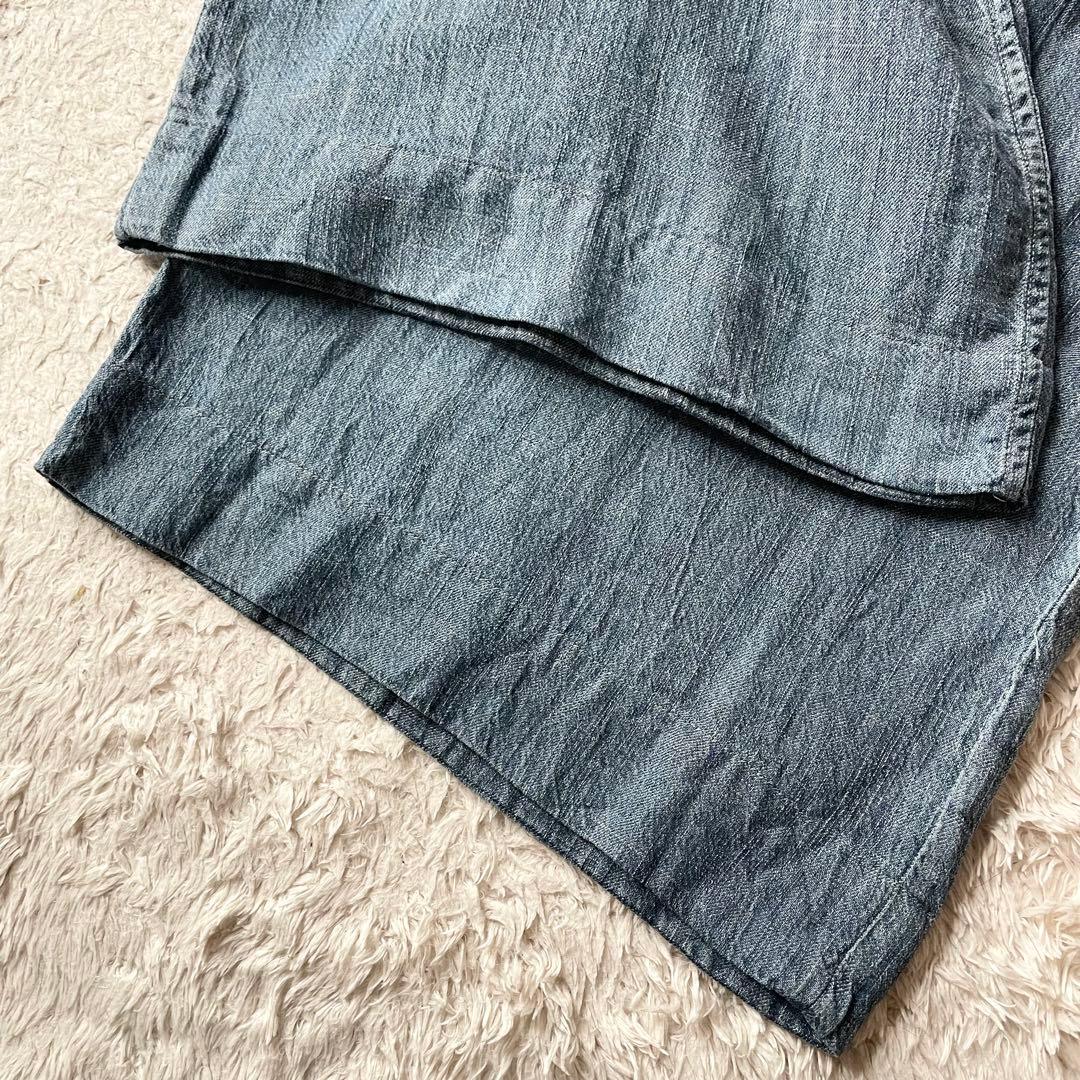 デンハム 美品 DENHAM BEND JUMPSUIT サロペット M ブルー