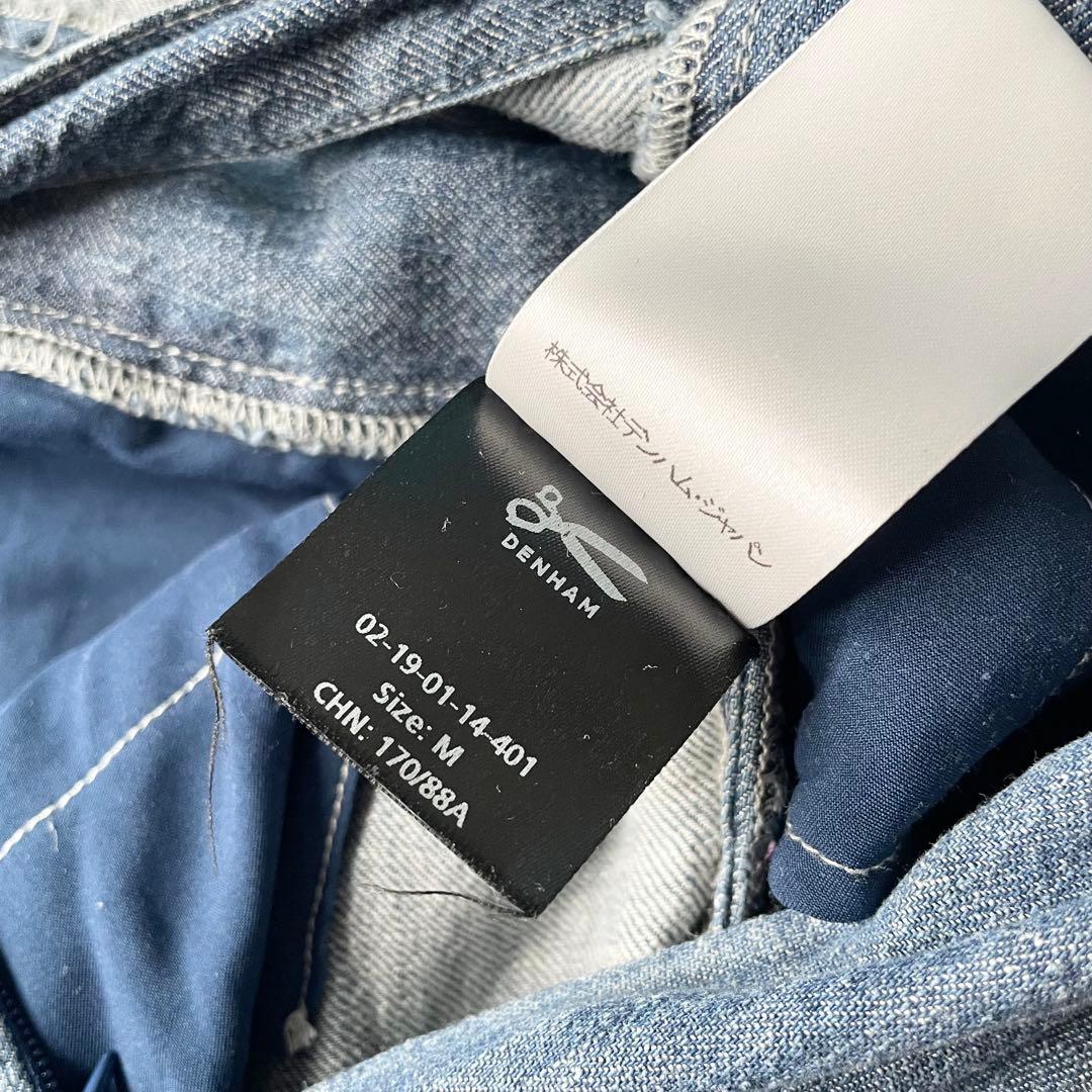 デンハム 美品 DENHAM BEND JUMPSUIT サロペット M ブルー